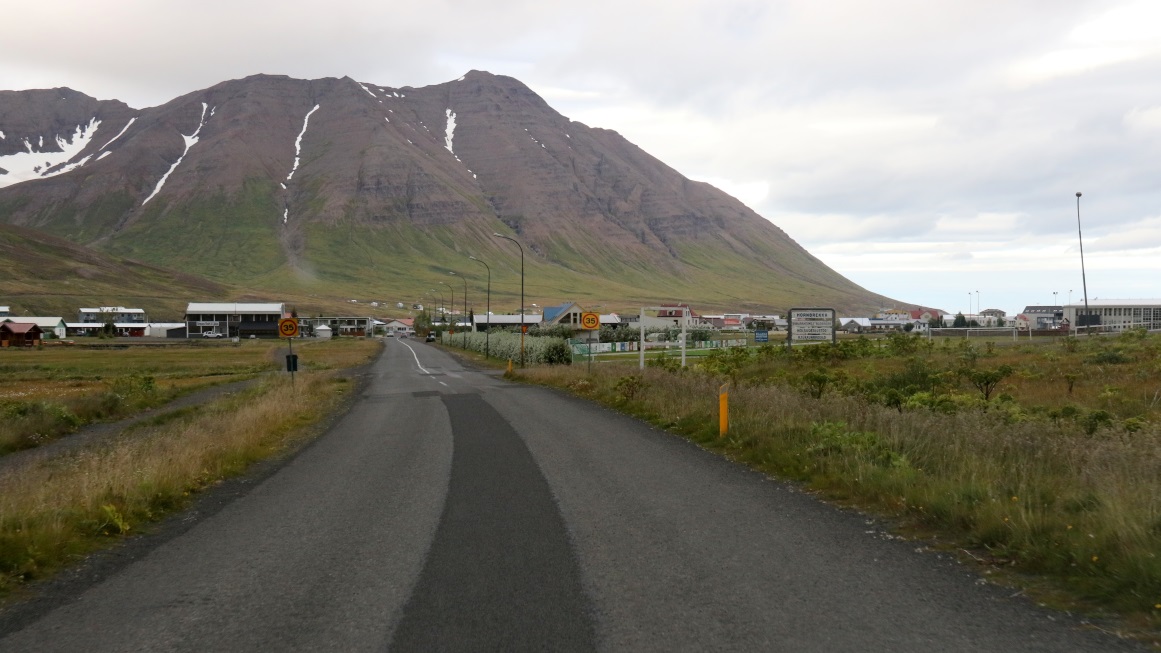 Coming into town