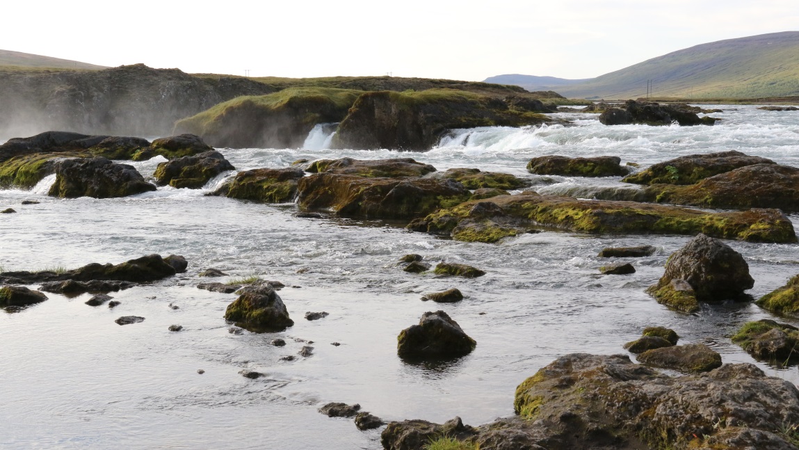 Above the falls