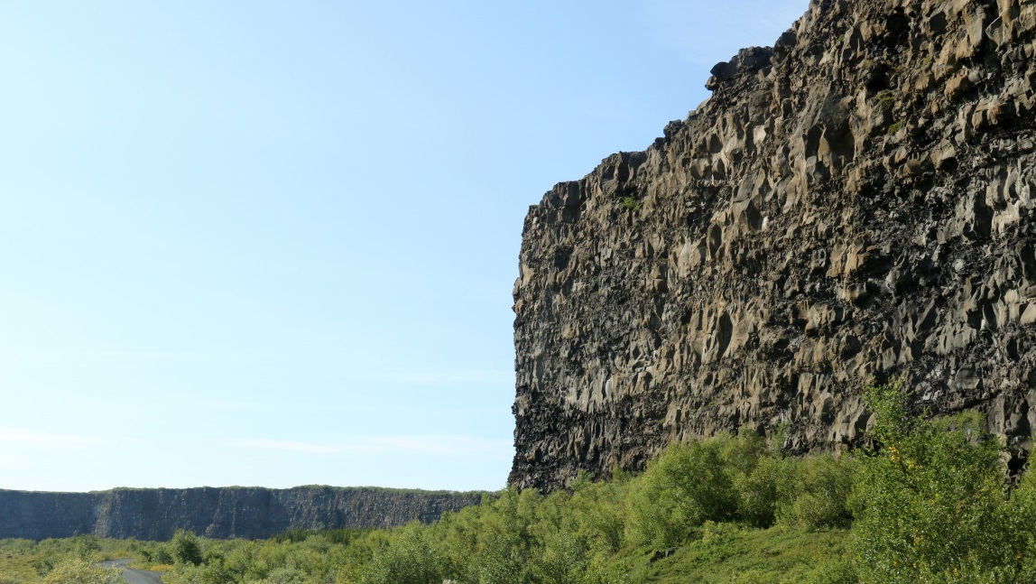 End of the cliff