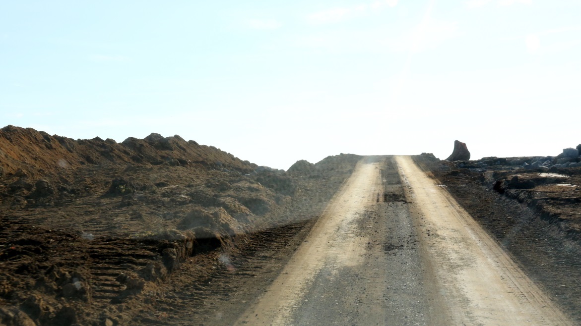 Crest in the road