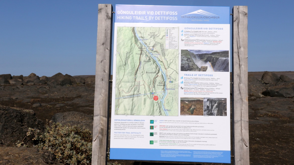 Hiking trail information