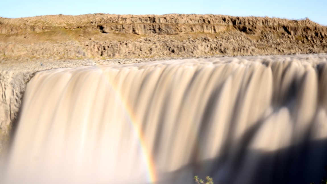 6 second exposure of Dettifoss