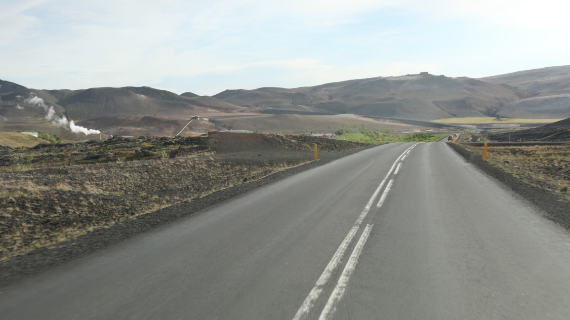 One mile East