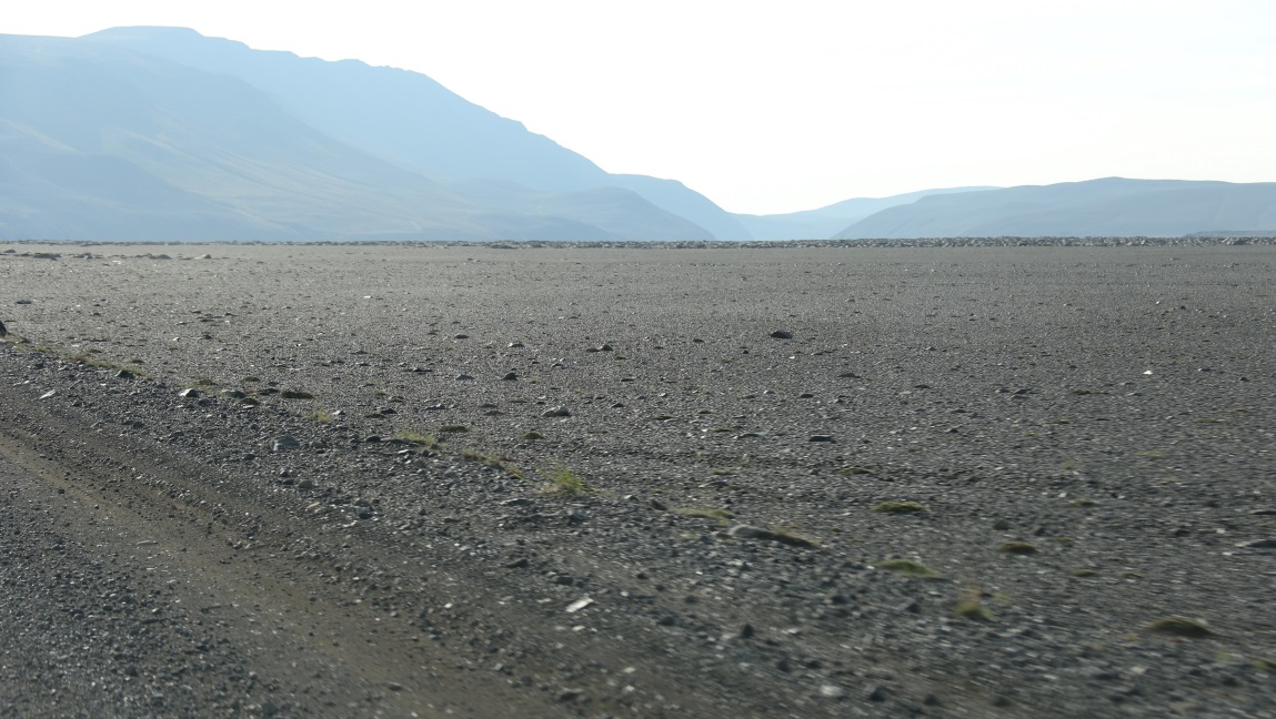 Flat lava plane