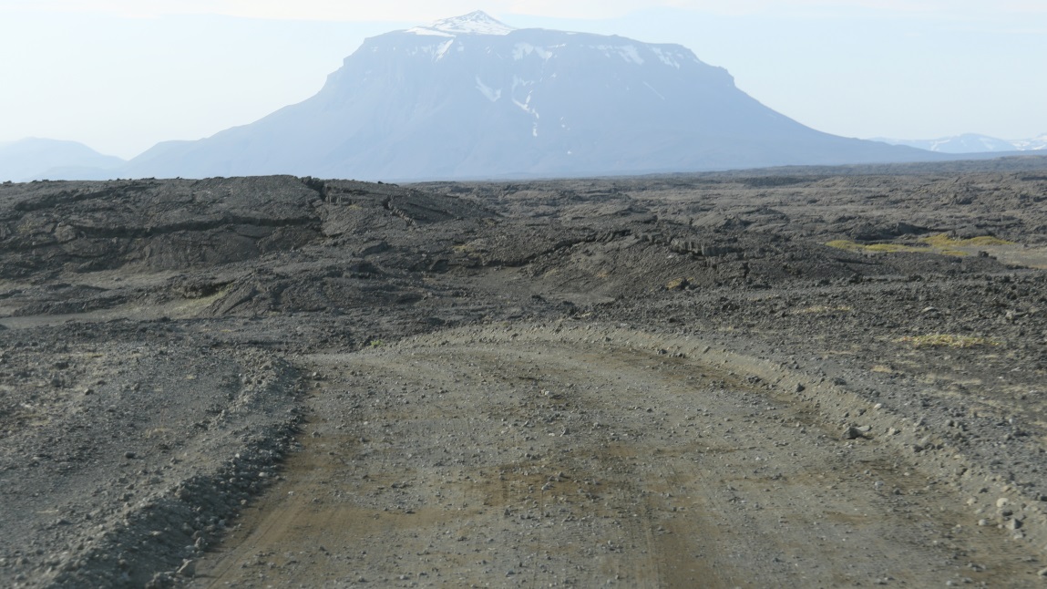 Lava field crossing
