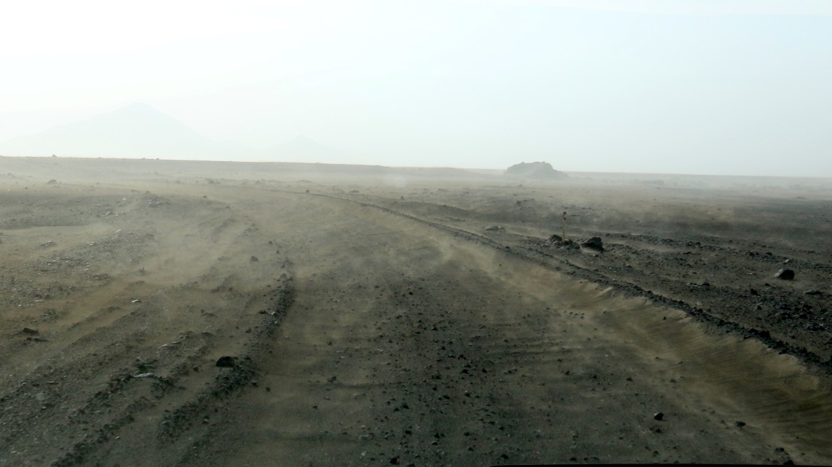 Sand storm continued