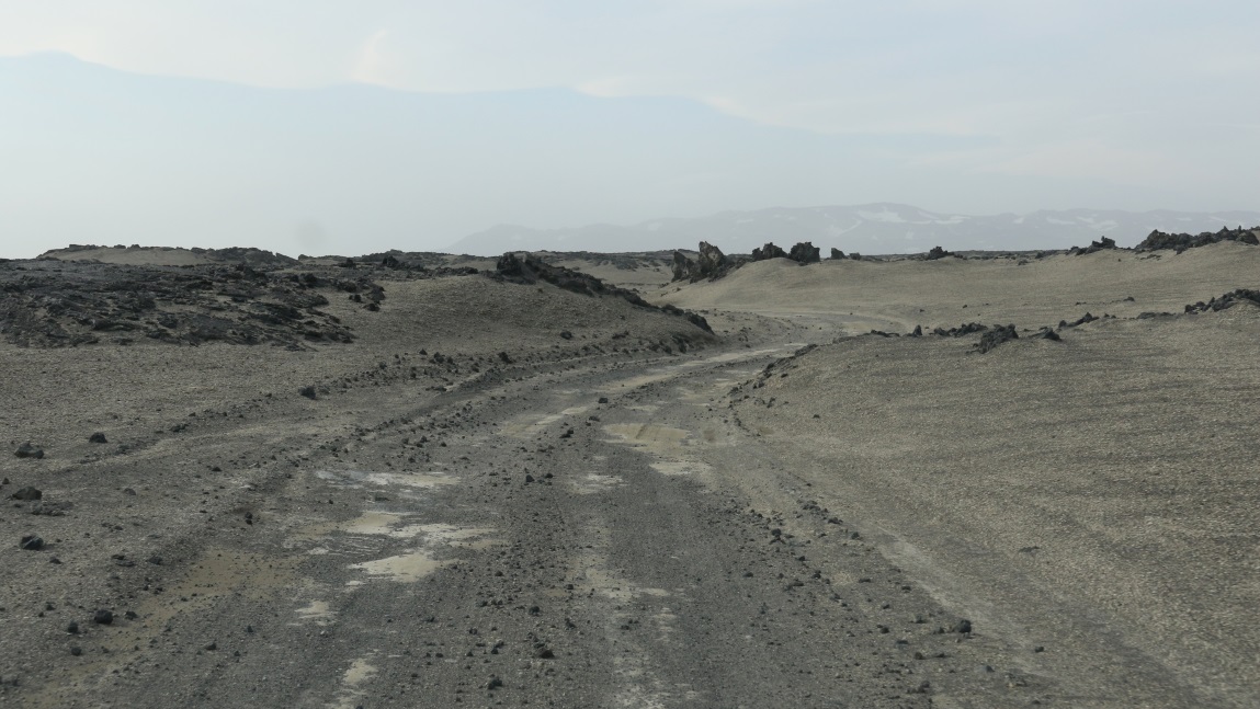 Layer of sand