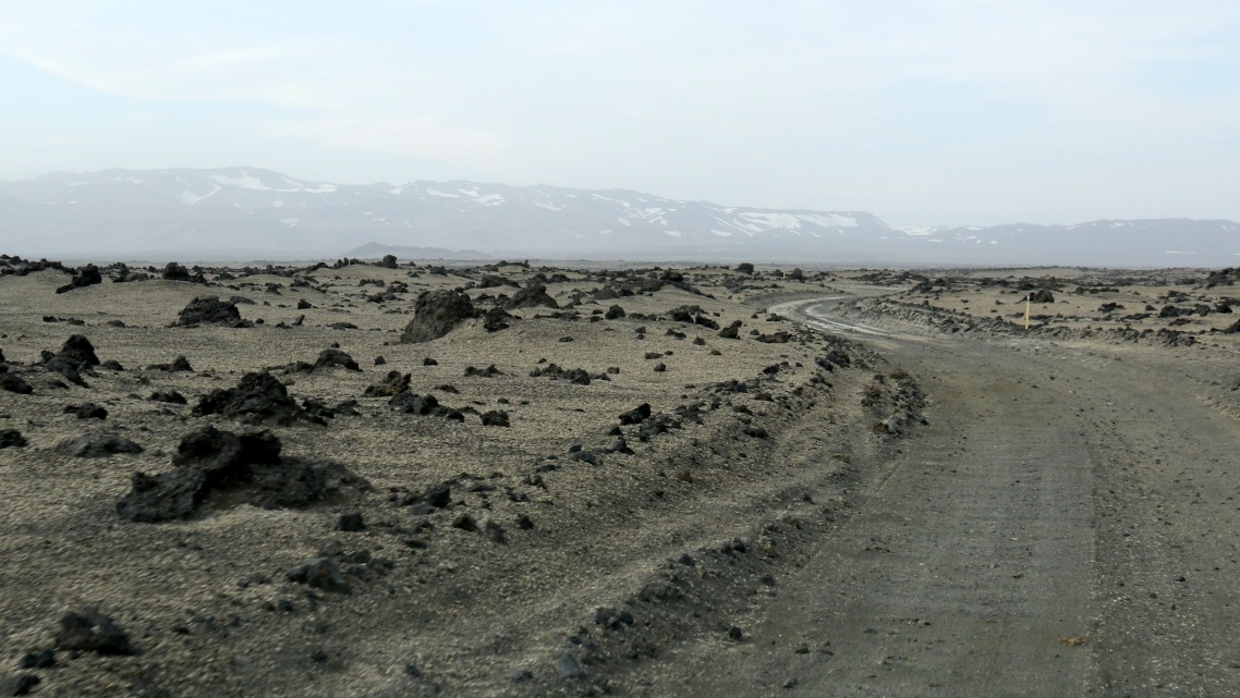 Blocks of lava