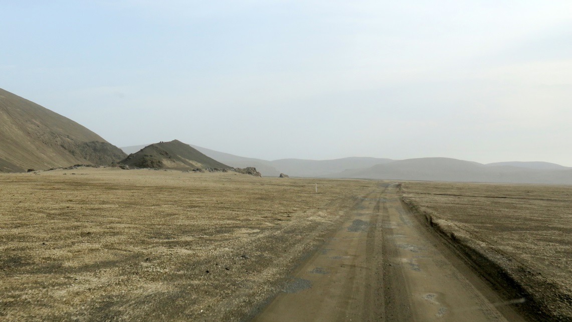 Southern end of a hill ridge