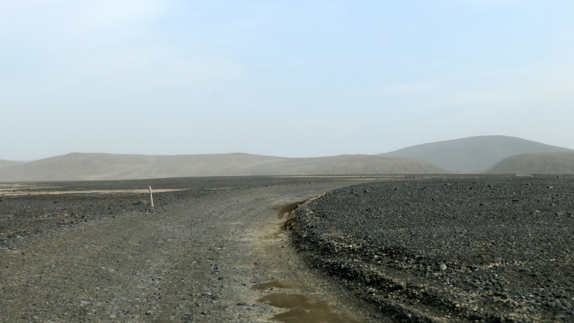 Road becomes bumpy