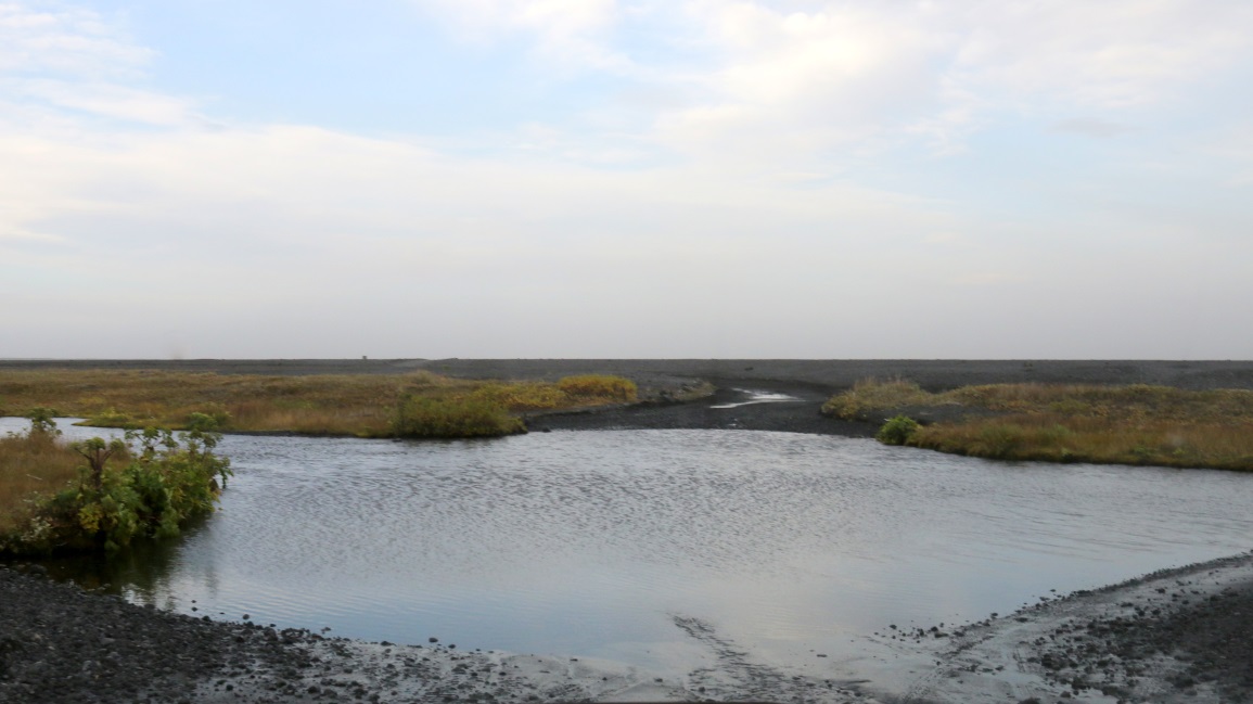 Nearby river crossing