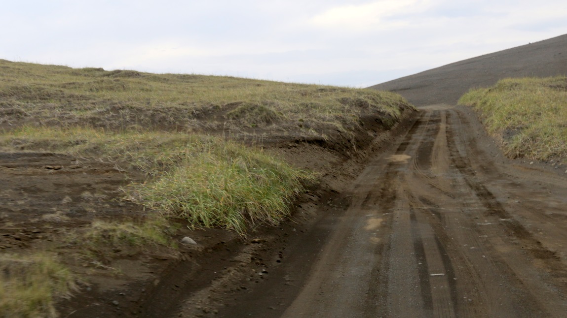 Actual dirt road