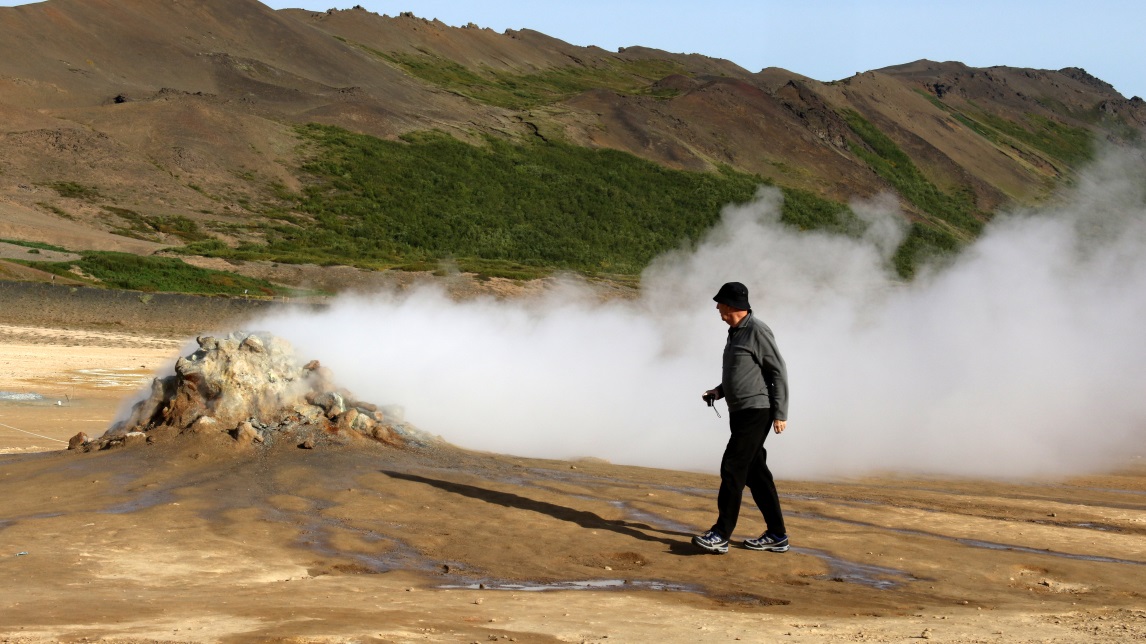 Exploring a steam vent