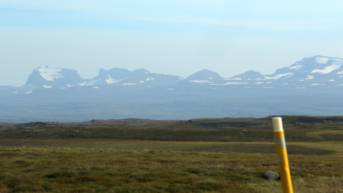 Mountains to the Northeast