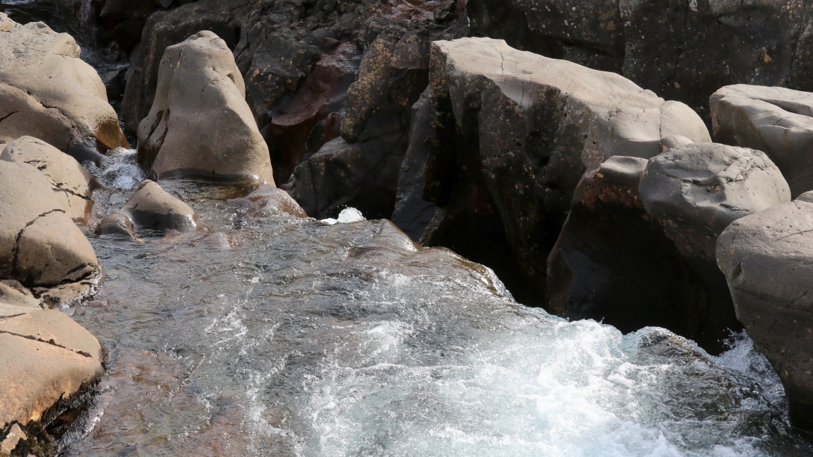 Turbulent water