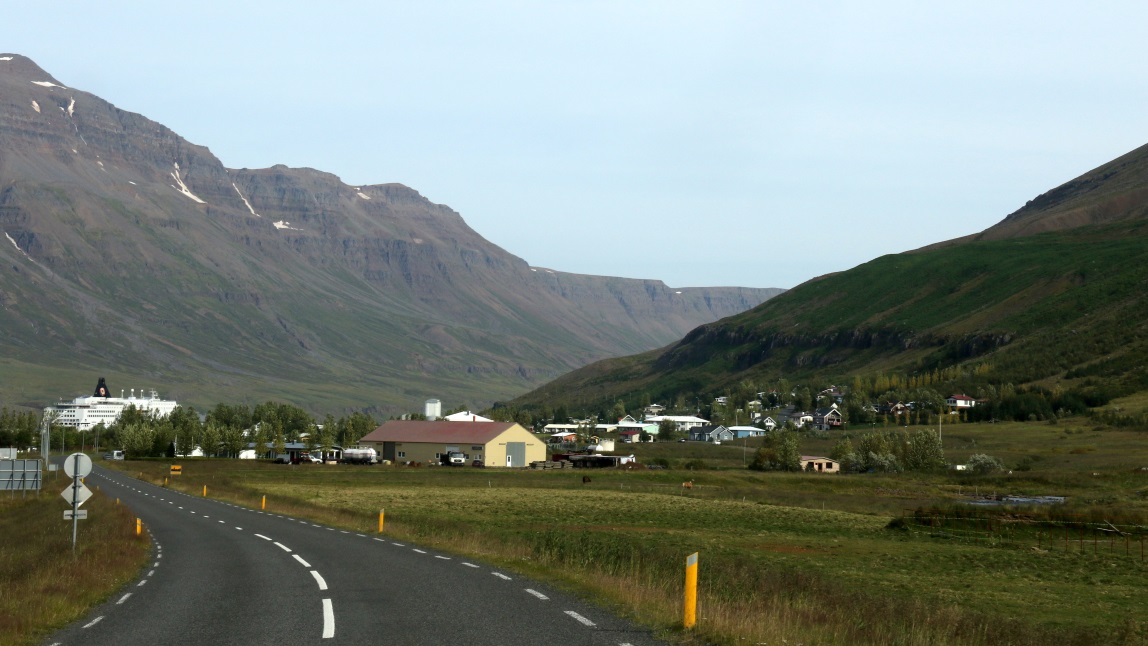 Approaching town