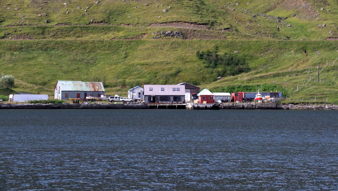 Looking across
