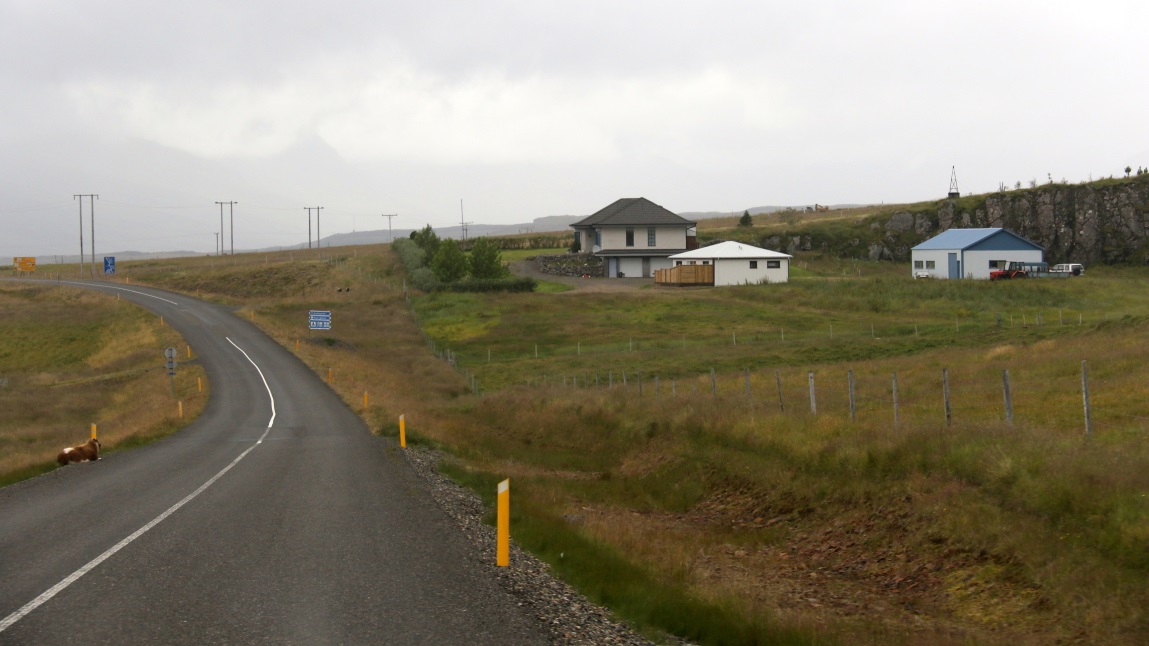 Driving into Breidalsvk