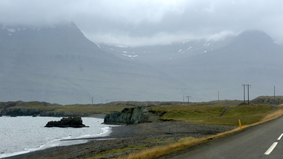 Northwest up Berufjrur
