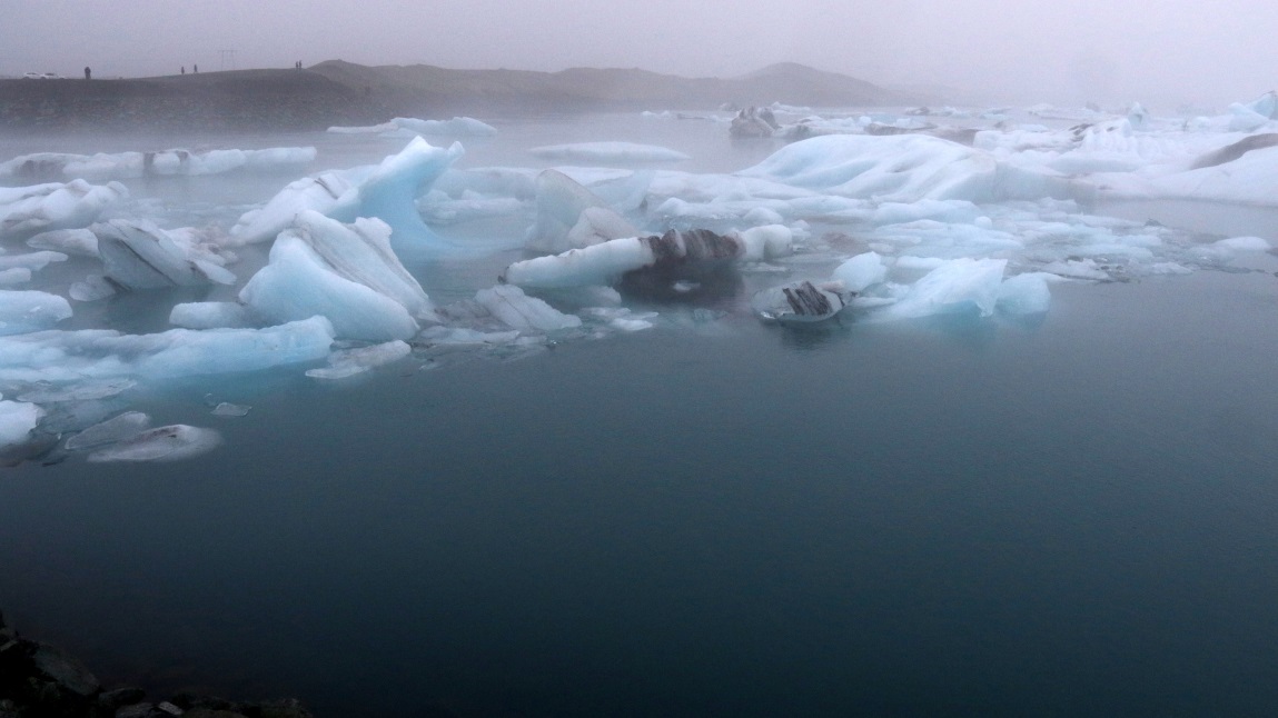 From a glacier