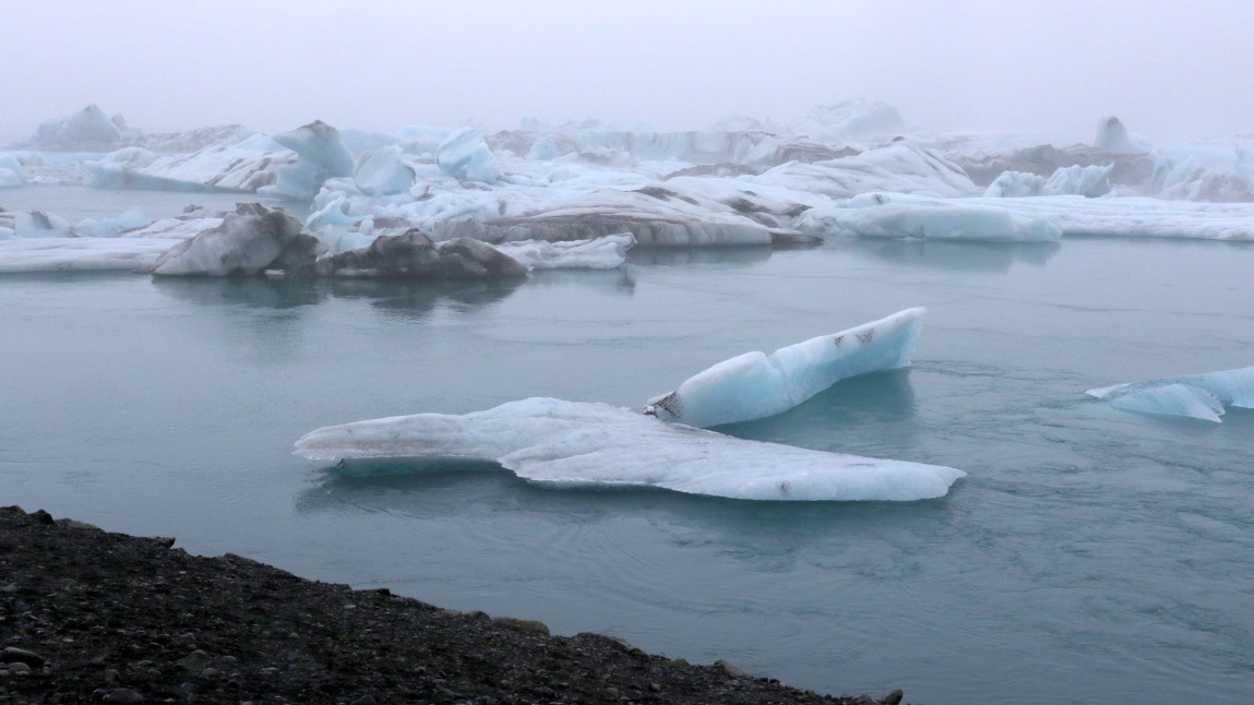 More icebergs