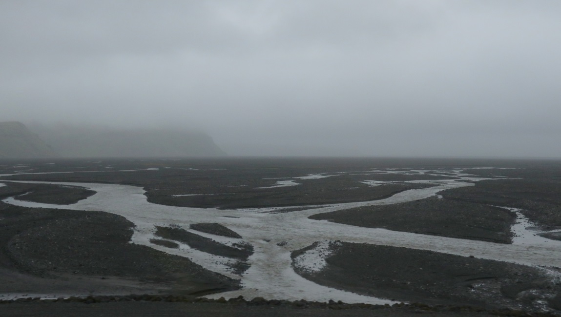 Looking back across the delta