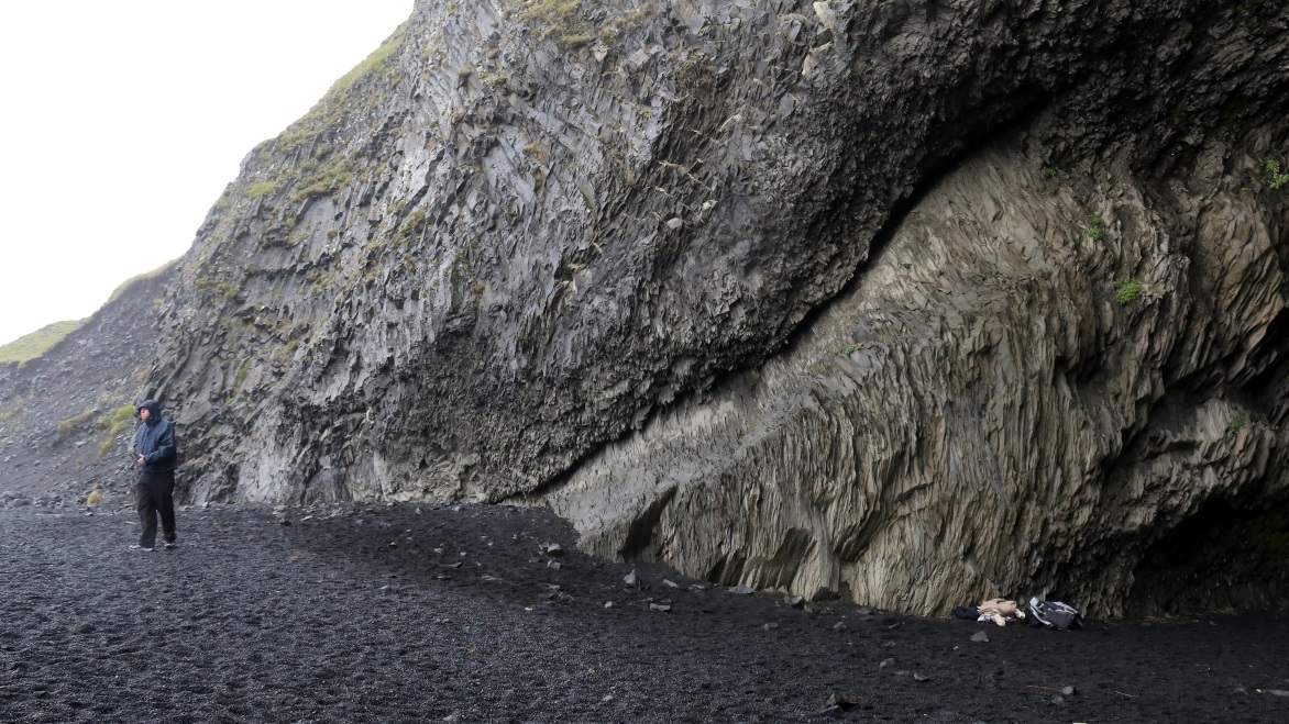Near the cave