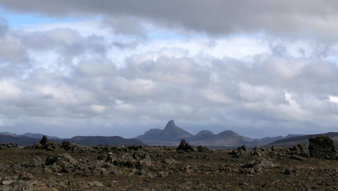 Horn shaped mountain