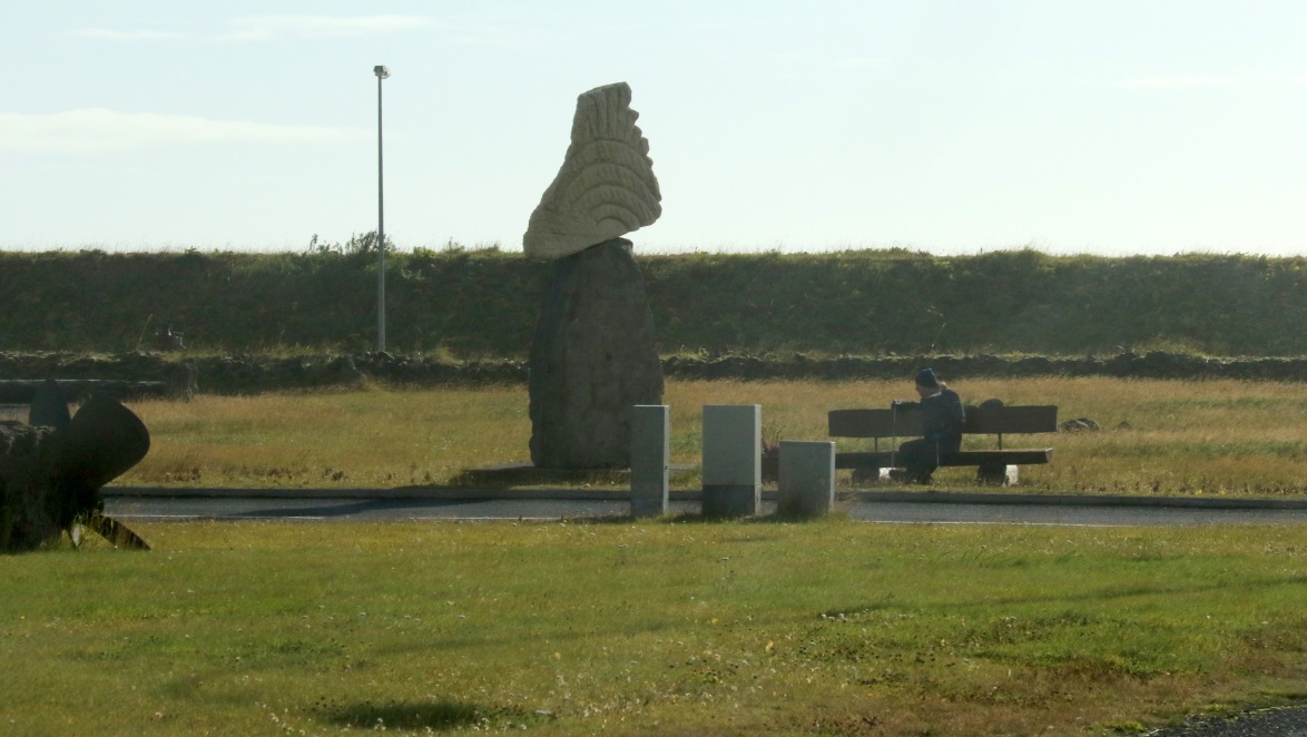 Park with some artwork