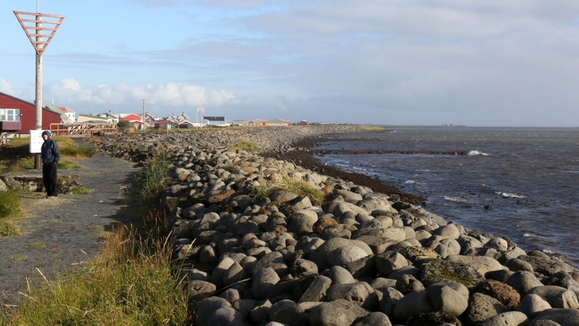 Eyrarbakki shoreline