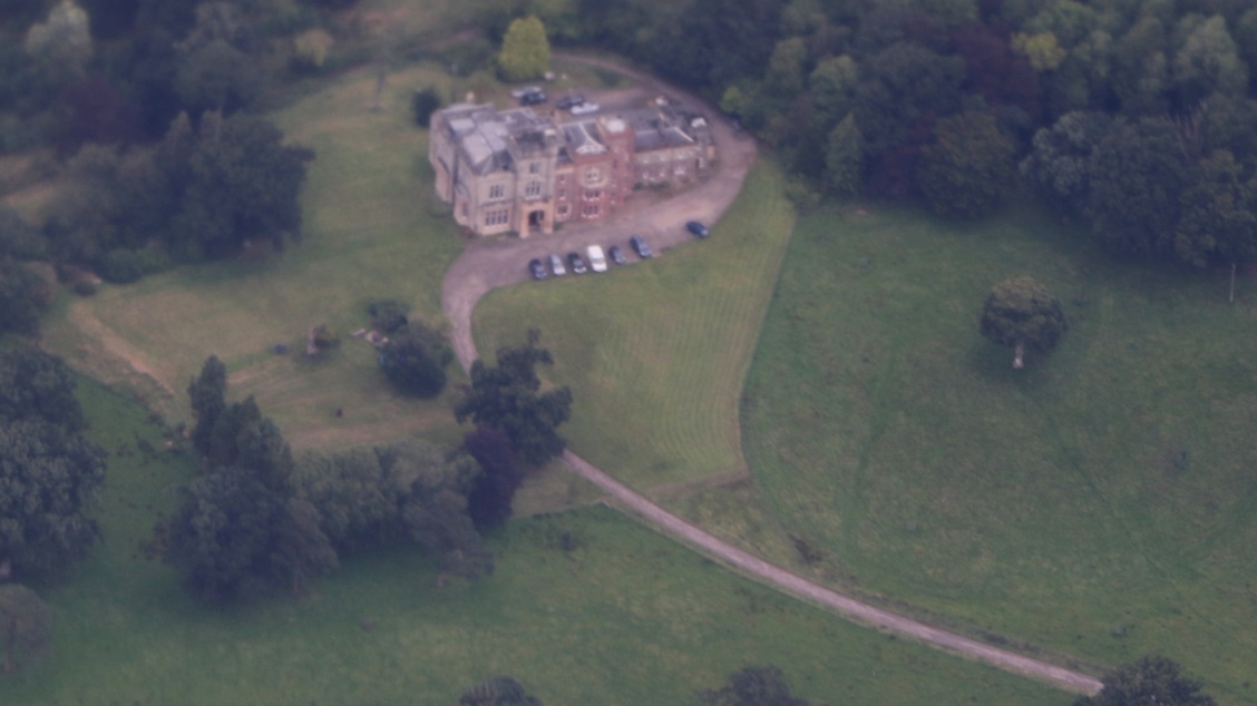 Magnificent estate from the air