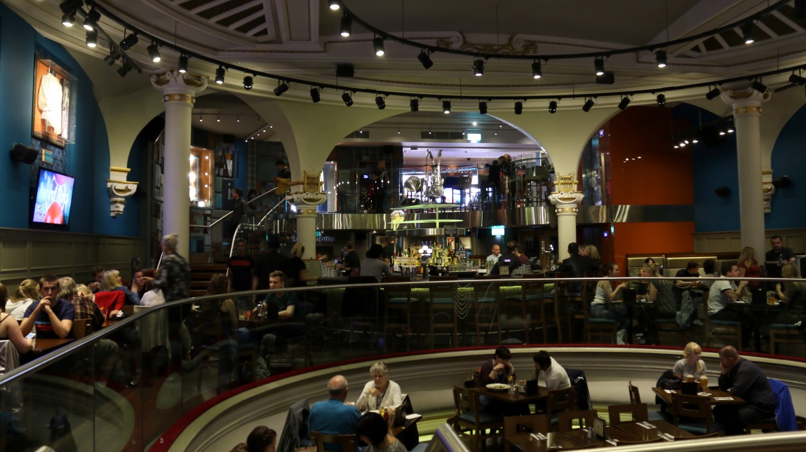 Inside the Hard Rock Cafe Glasgow