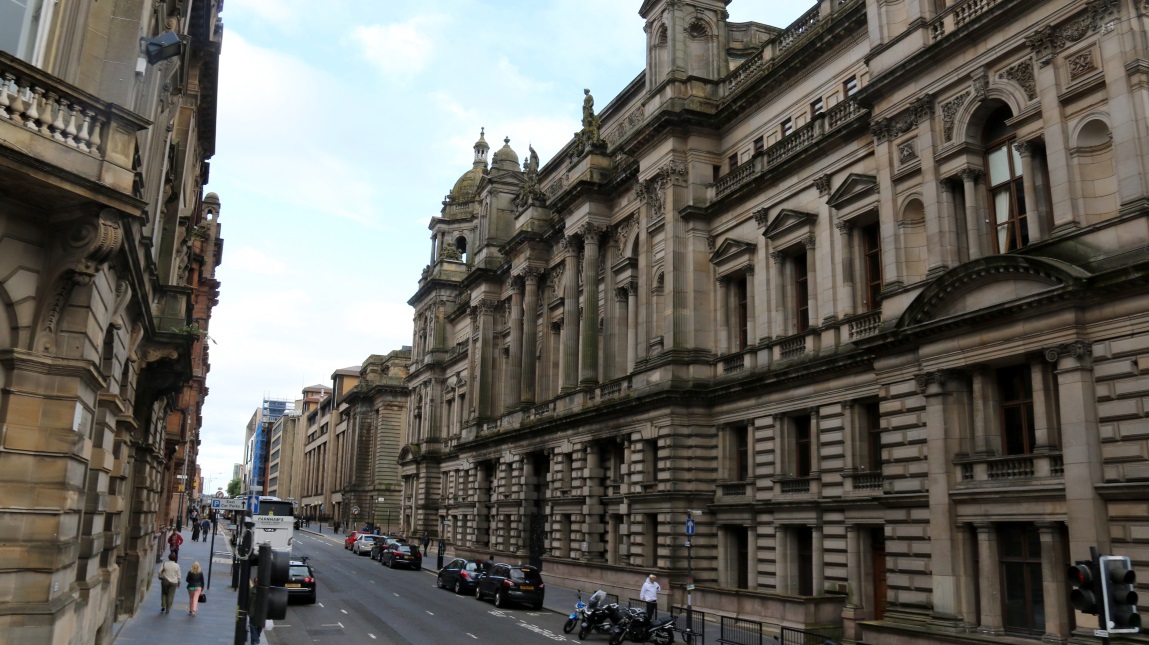 Looking down North Frederick Street