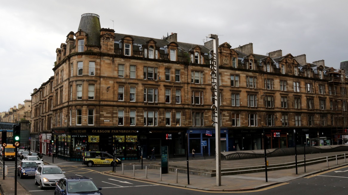 The intersection known as Glasgow Cross