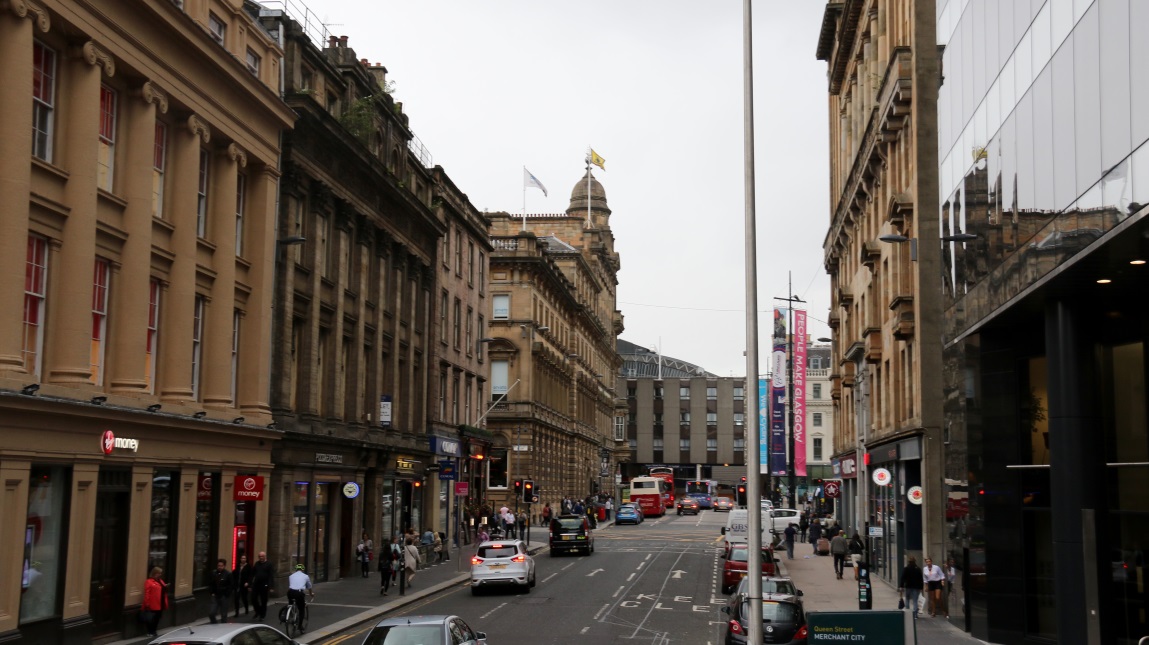 Looking North up Queen Street