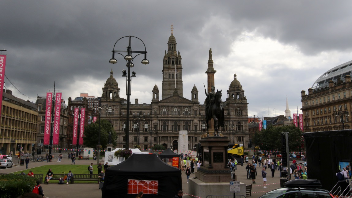 Wider view across George's Square