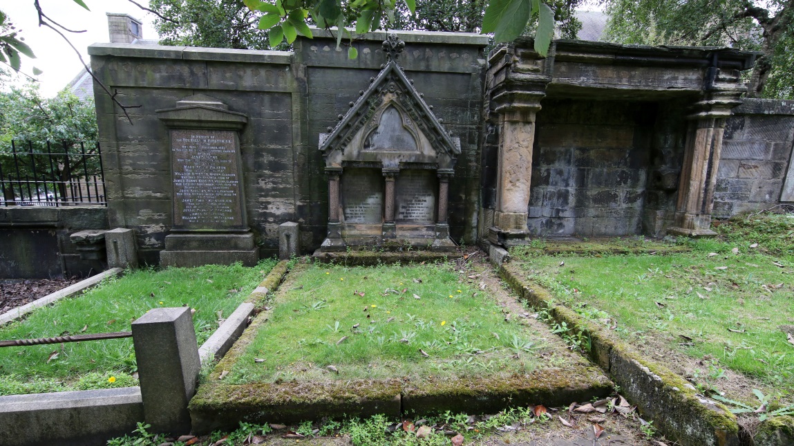 Some of the fancier graves