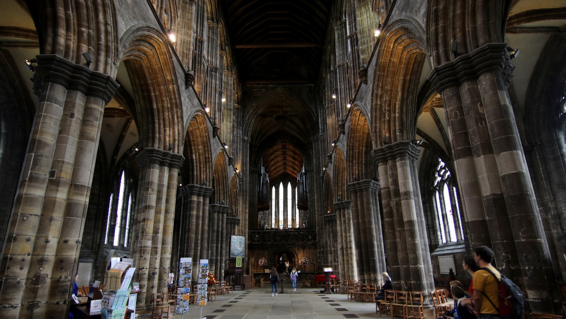 Inside the Glasgow Cathedral