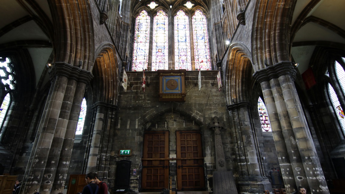 View inside the cathedral
