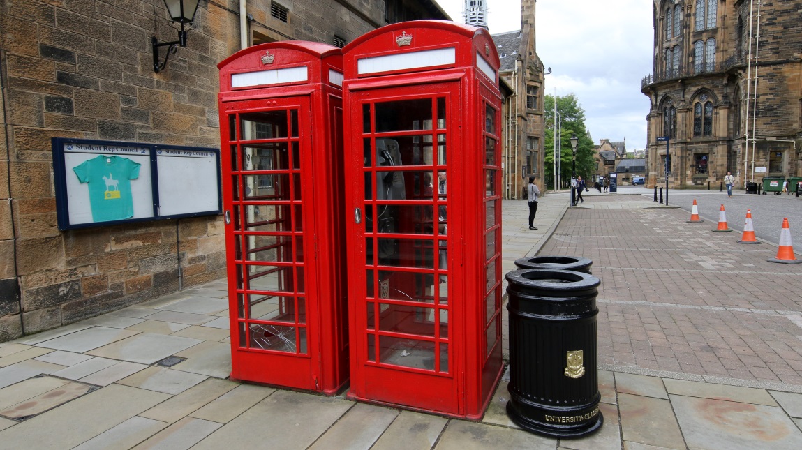 Traditional phone booths