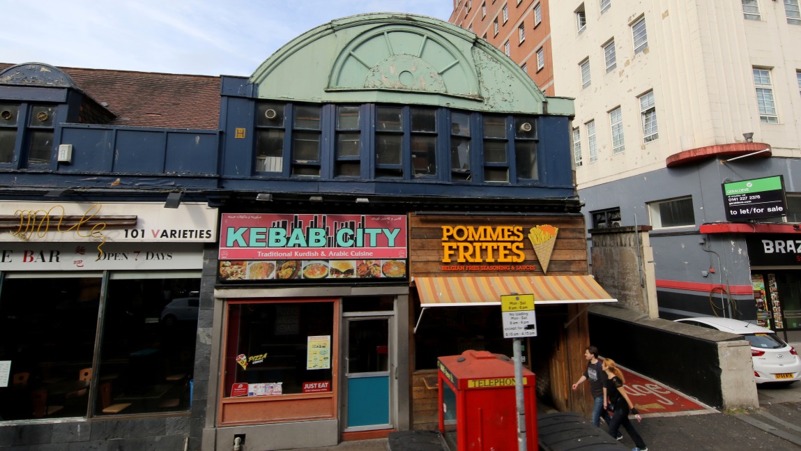 Fun looking eateries on Sauchiehall Street