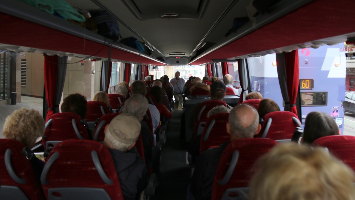 First morning on the bus