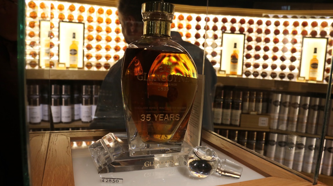 Aged 35 years single malt whiskey