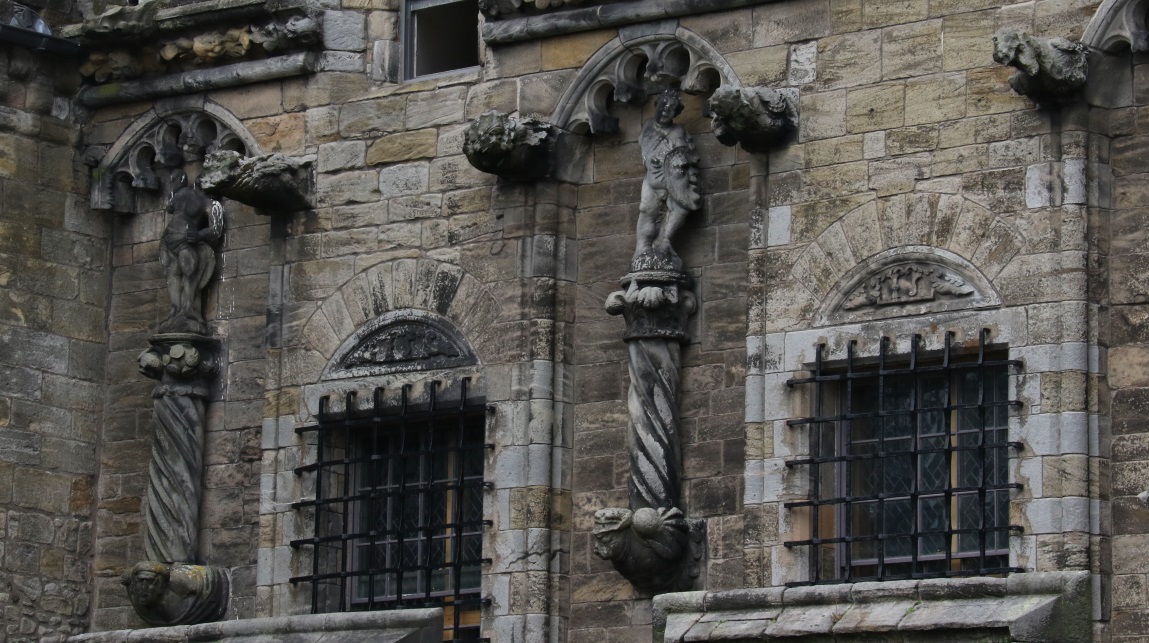 Stone work on Stirling Castle Palace