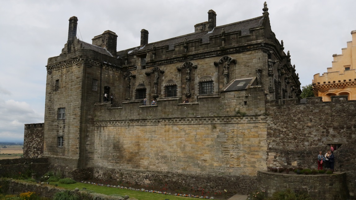Wider view of the Stirling Castle Palace
