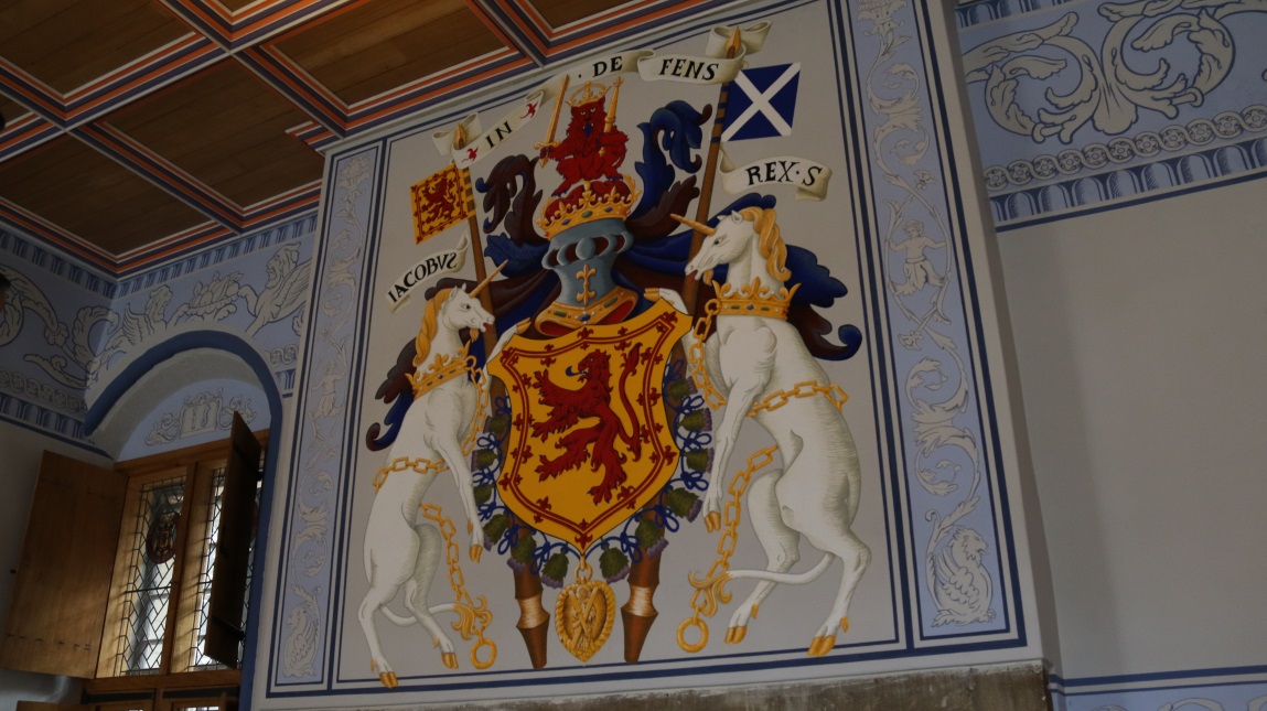 Crest inside Stirling Castle