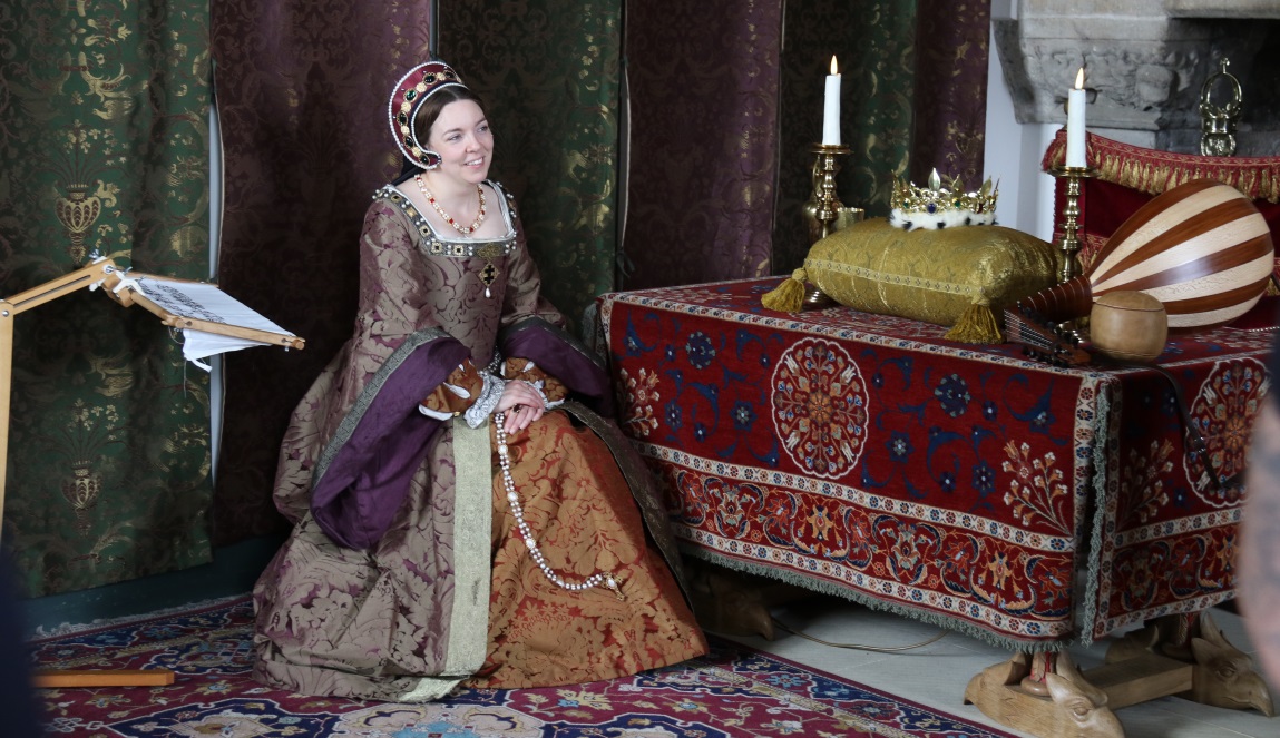 Actress portraying Mary Queen of Scots