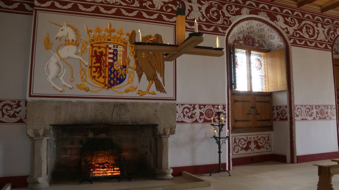 Continuing through the castle
