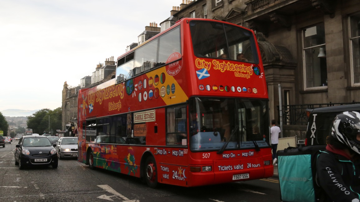 Edinburgh Hop On Hop Off bus