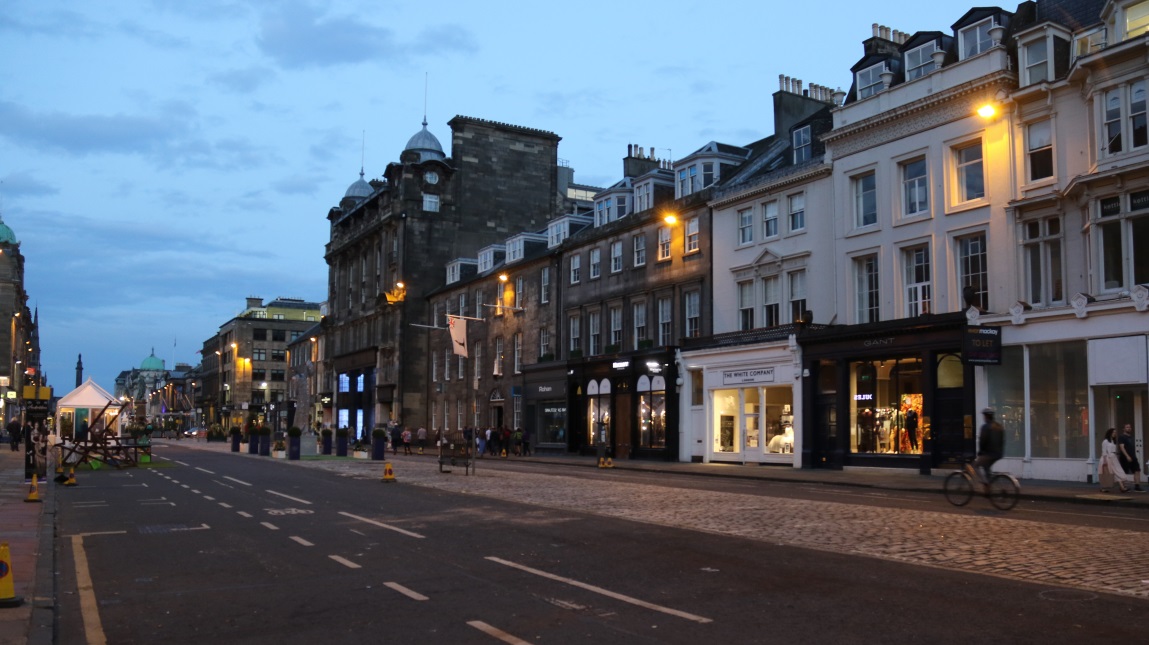 Evening look down George Street